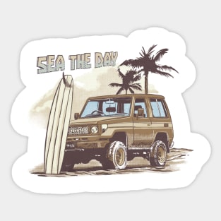 Sea the day Sticker